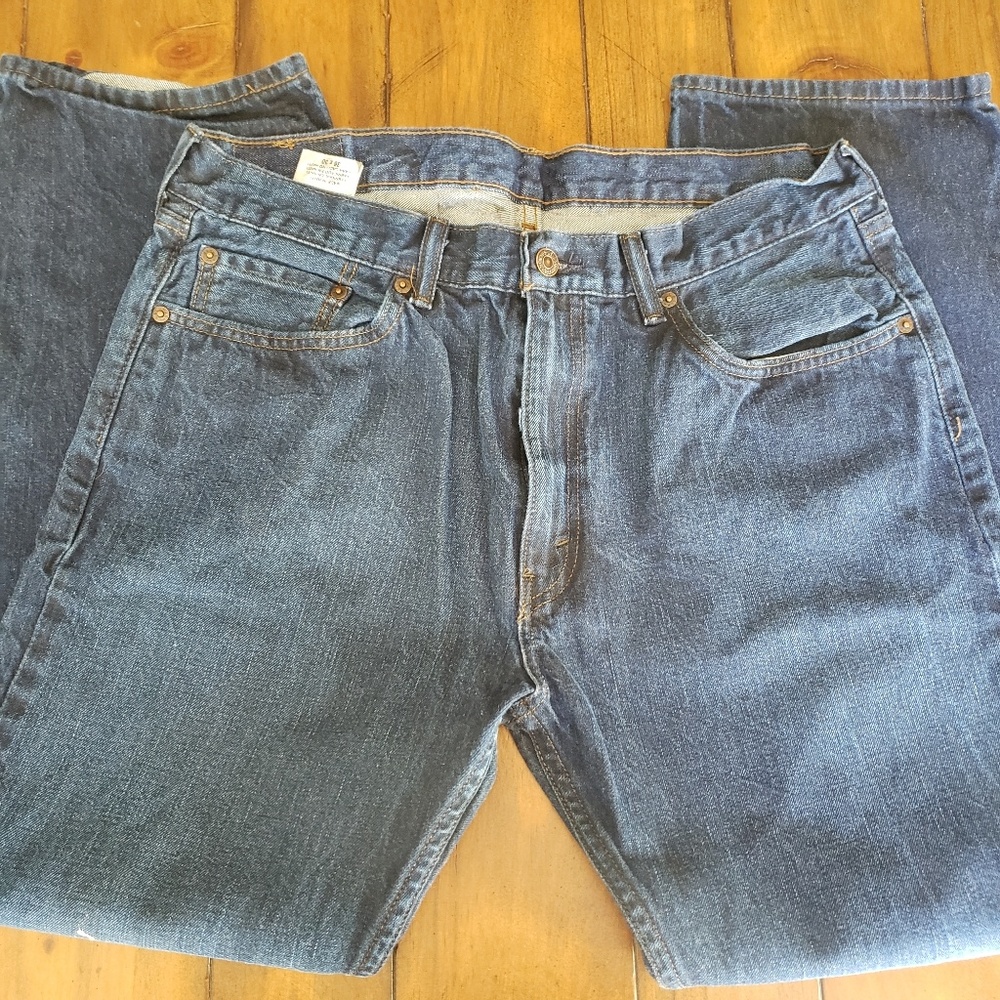 Levi 505 Blue Jeans 36x30